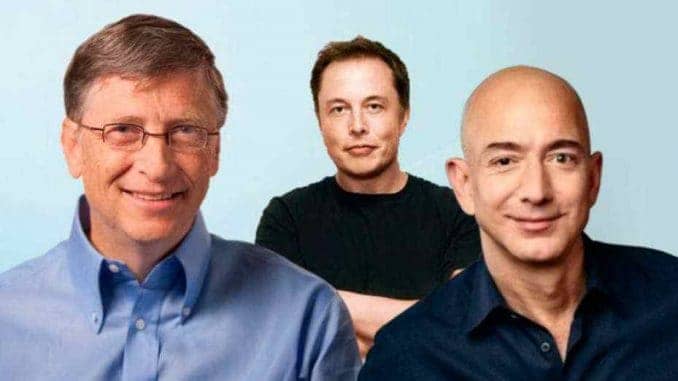 Gates, Bezos, Musk