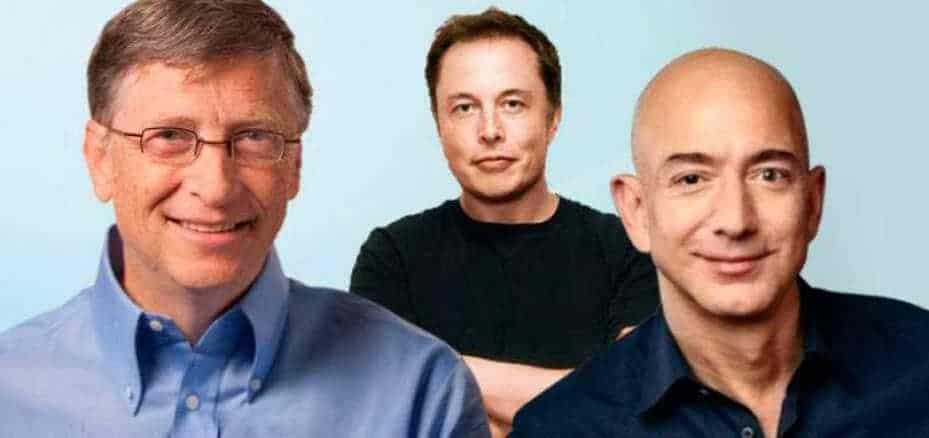 Gates, Bezos, Musk